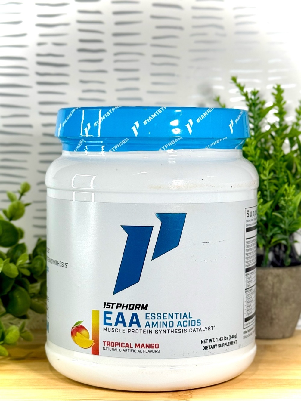 1st Phorm EAA Essential Amino Acids - Tropical Mango (White/Blue)